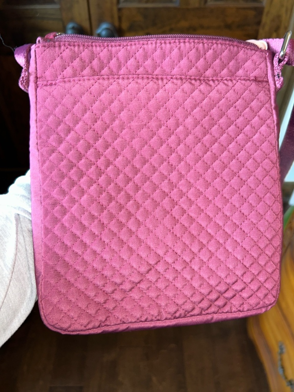 Vera Bradley Quilted Crossbody in Berry Pink - Picture 10 of 11